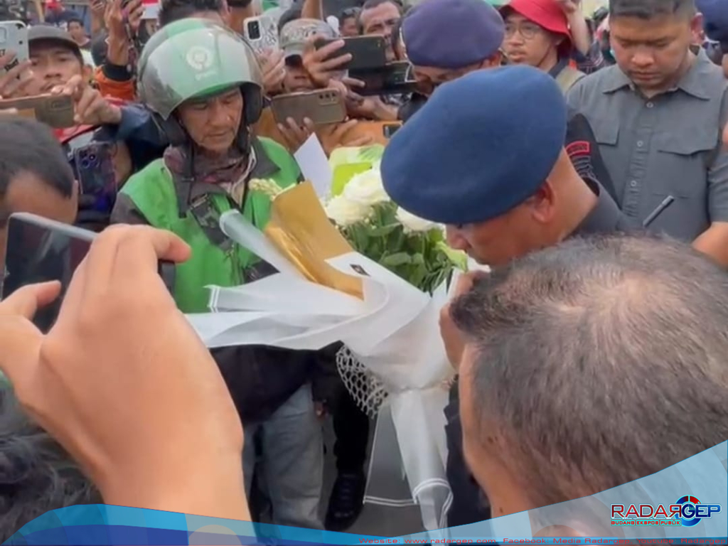 Dansat Brimob Polda Sumut Pimpin Doa Bersama Driver Ojol, Wujud Kepedulian dan Persaudaraan di Mako Brimob